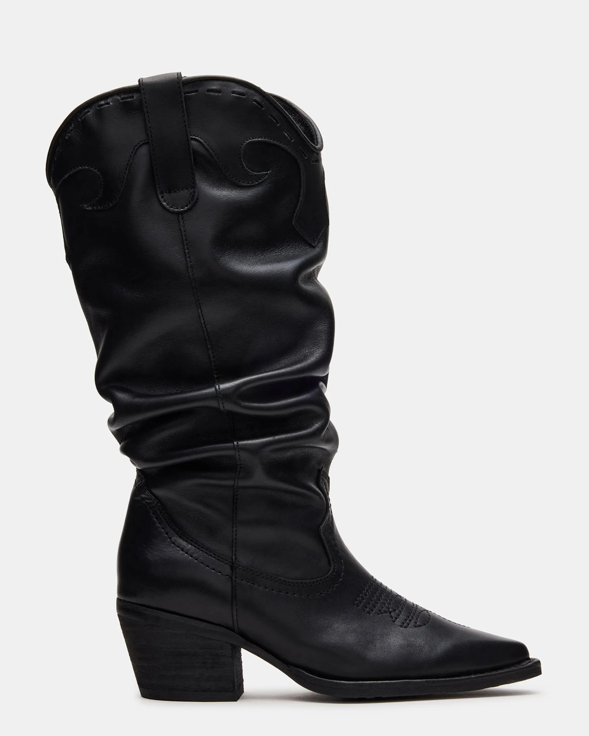 Stage Black Leather