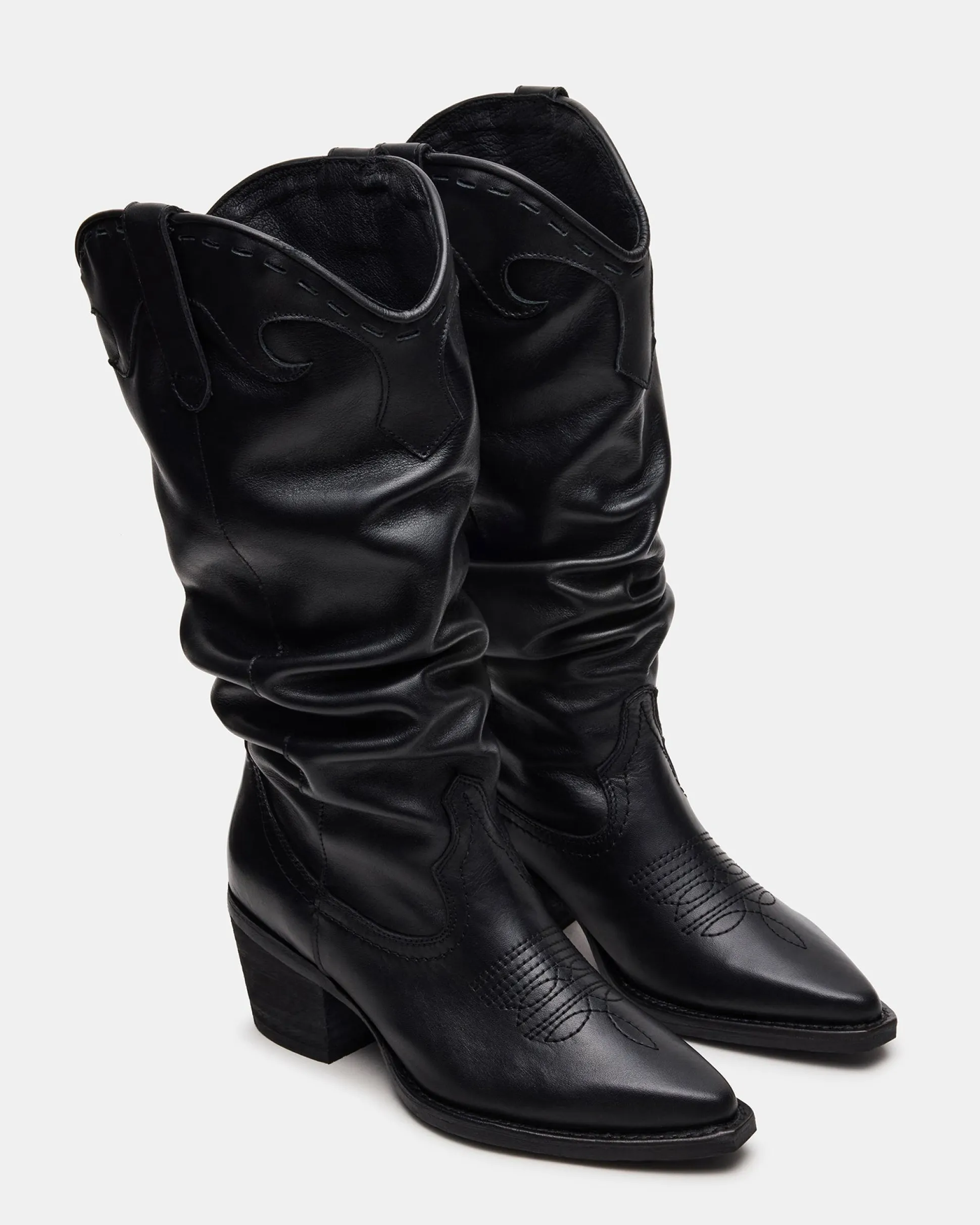 Stage Black Leather