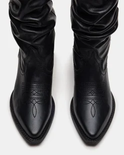 Stage Black Leather