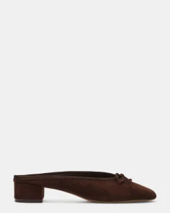 Steffi Mule Brown Suede