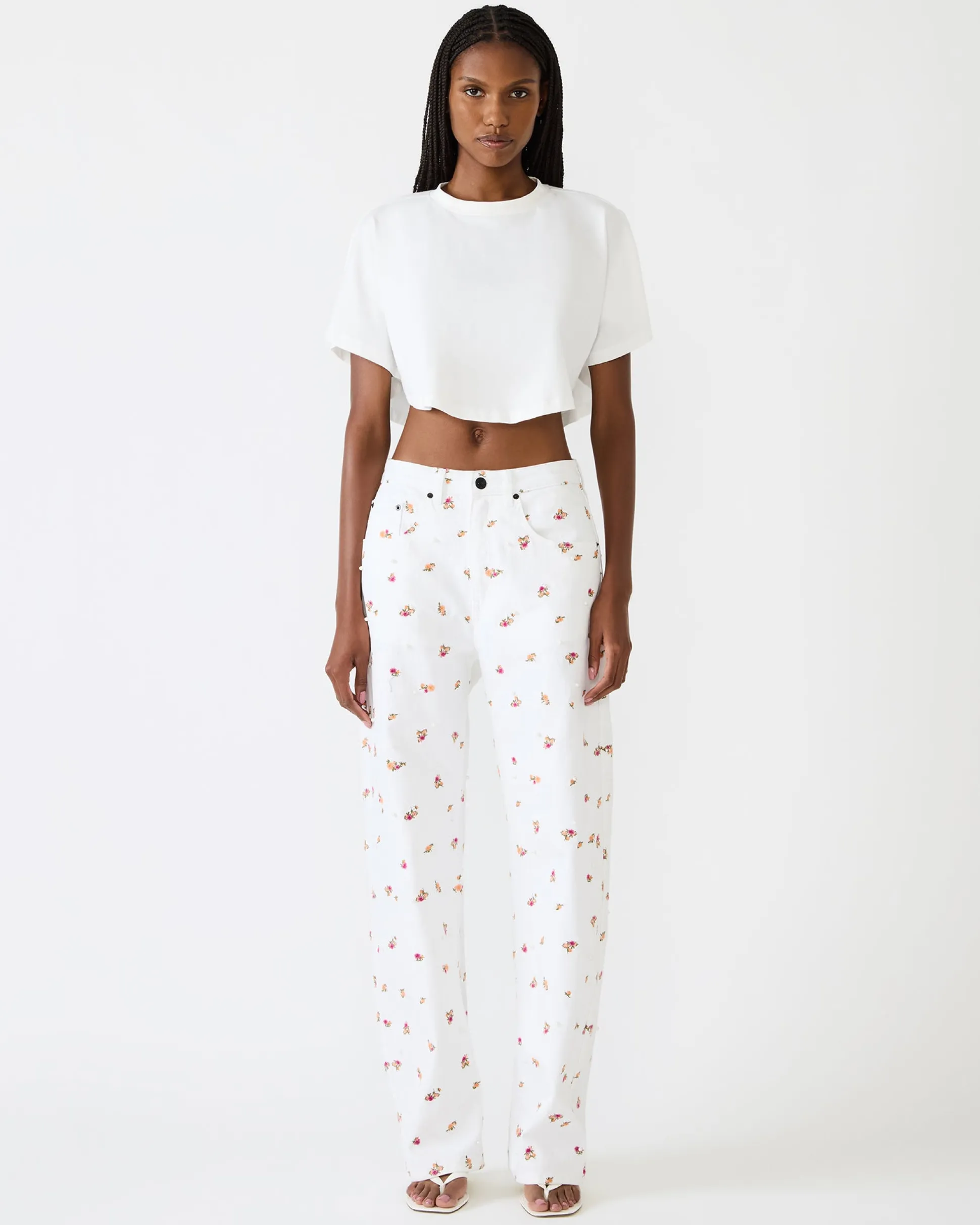 Sydnee Floral Jean Antique