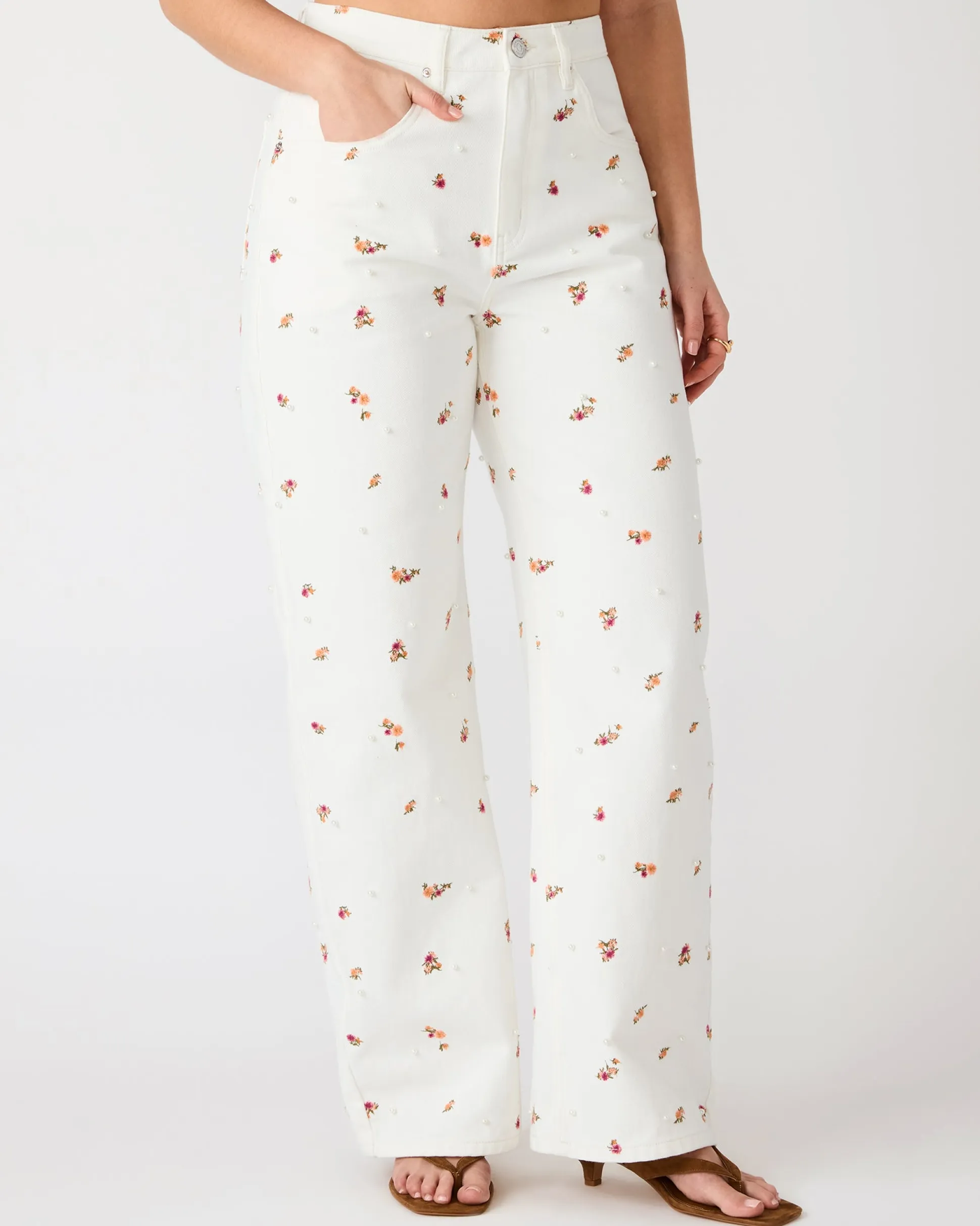 Sydnee Floral Jean Antique