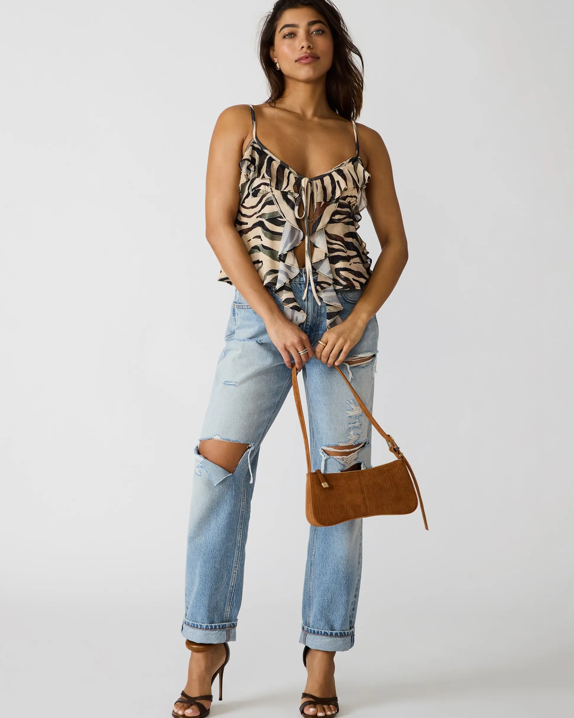 Tanzie Woven Bag Tobacco