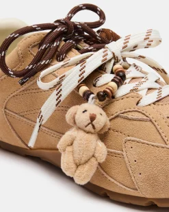 Teddy Shoe Charm Tan Multi