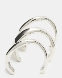 Toe Ring Set Silver