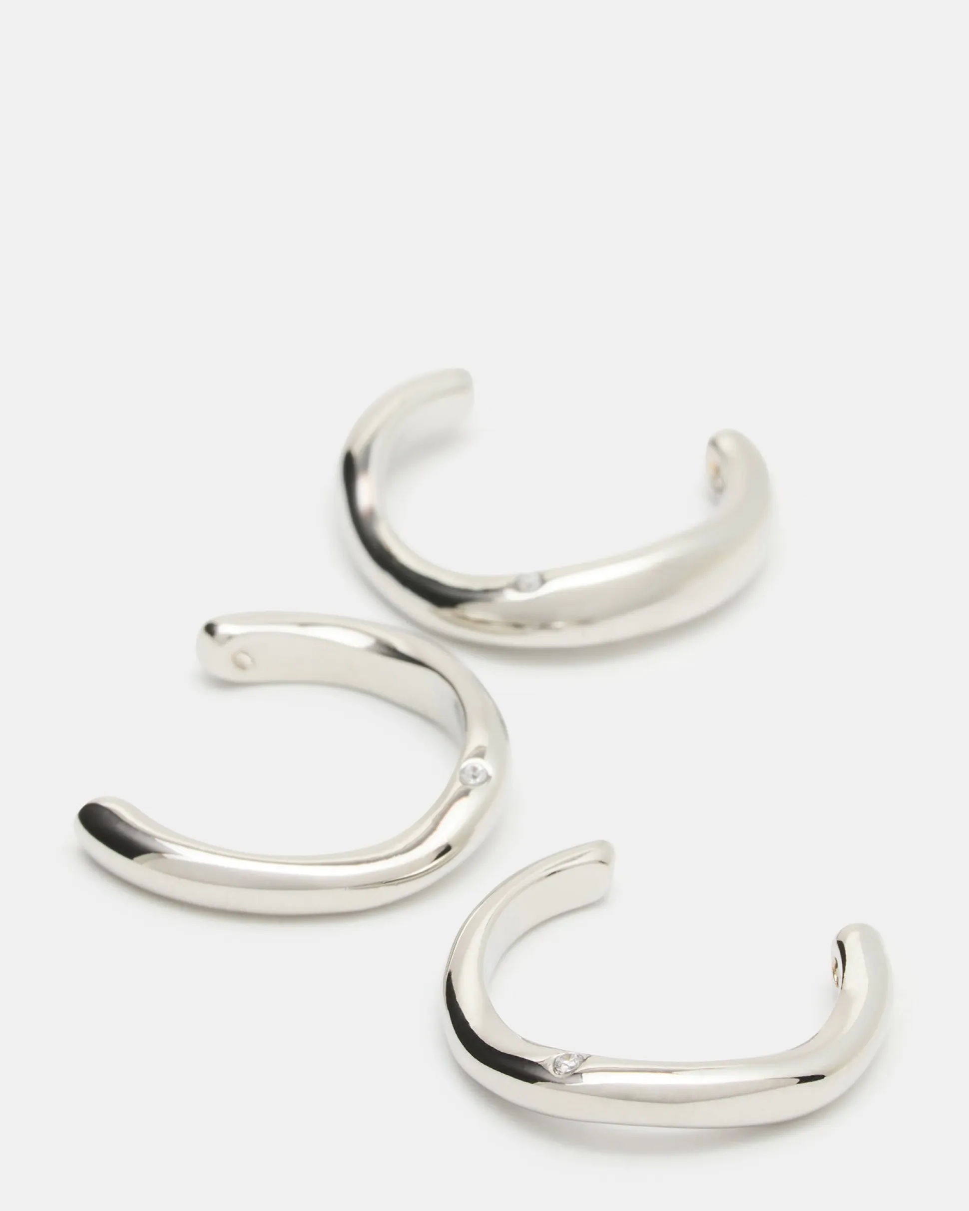Toe Ring Set Silver
