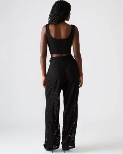 Tre Lace Pant Black