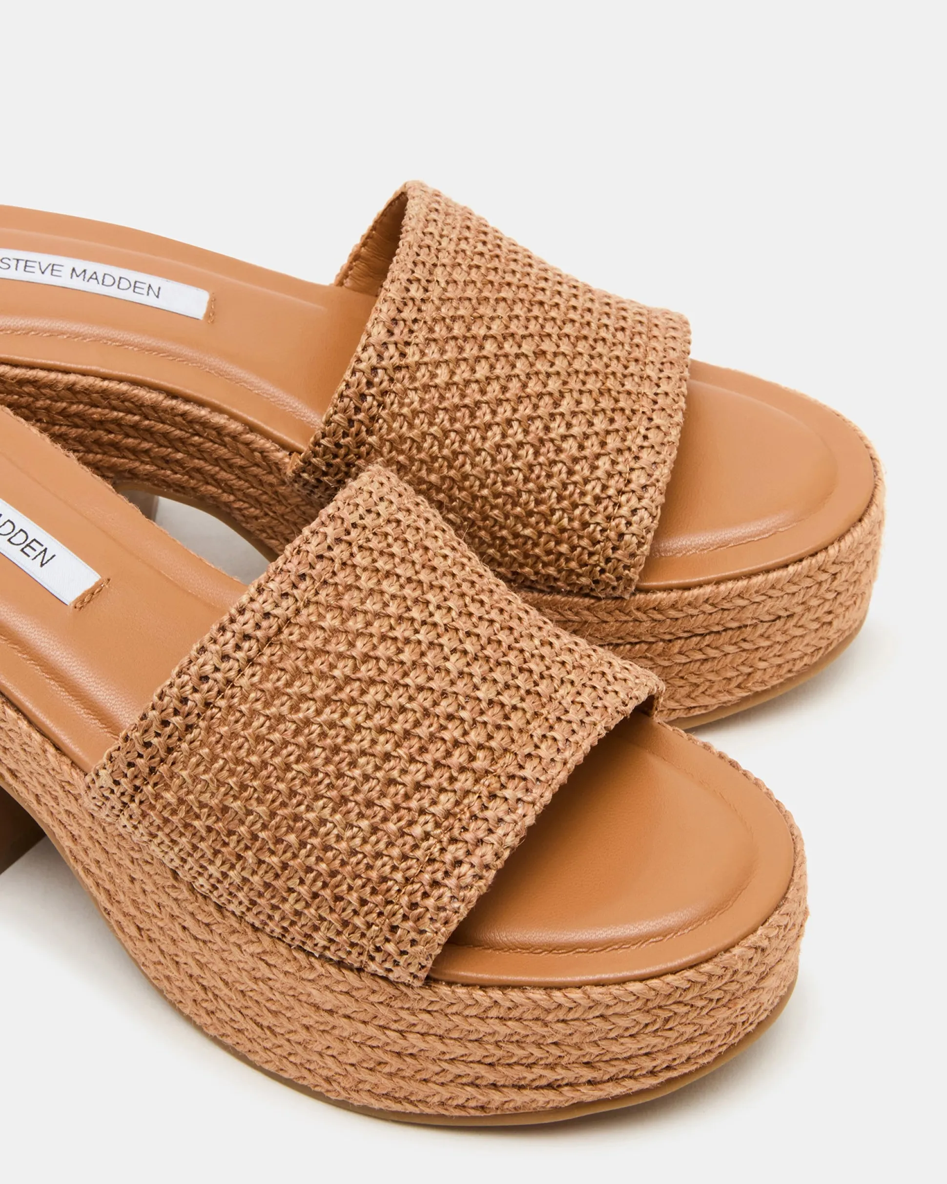 Trippy Cognac Raffia
