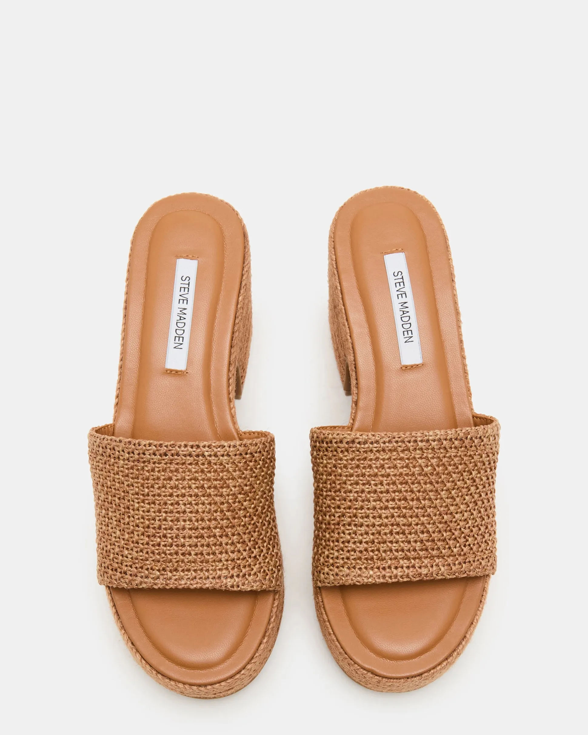 Trippy Cognac Raffia