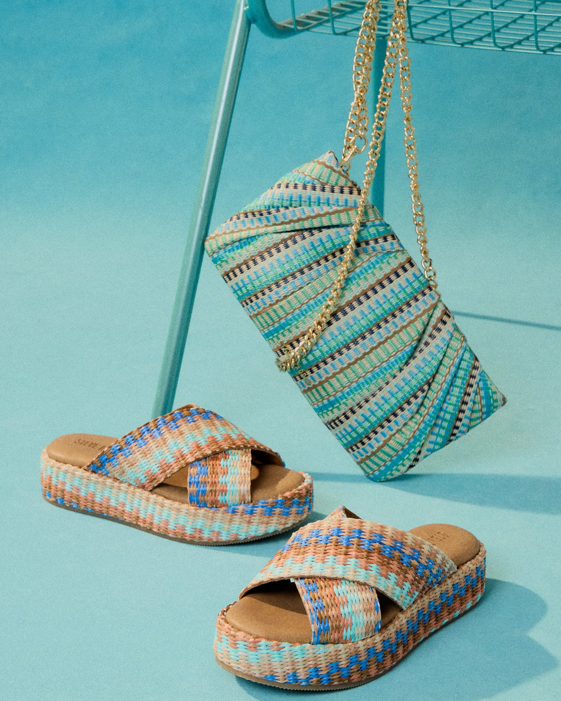 Tulum Raffia Multi