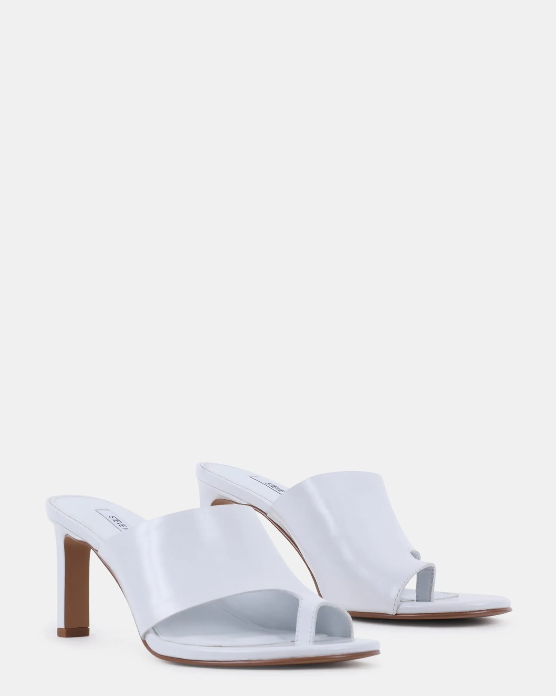 Valentin White Leather