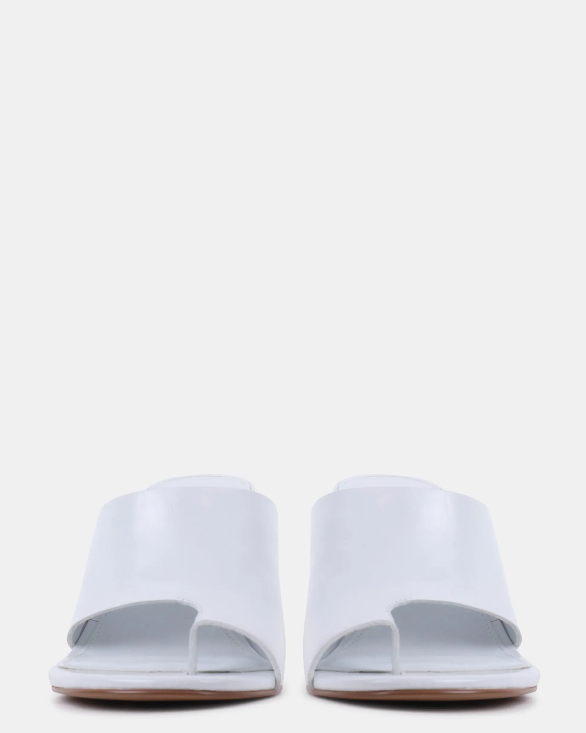 Valentin White Leather