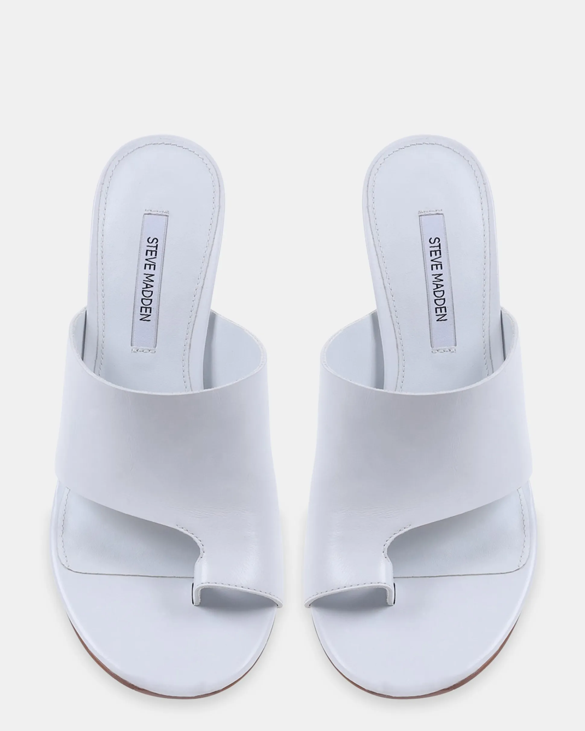 Valentin White Leather