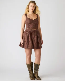 Vanny Skirt Walnut