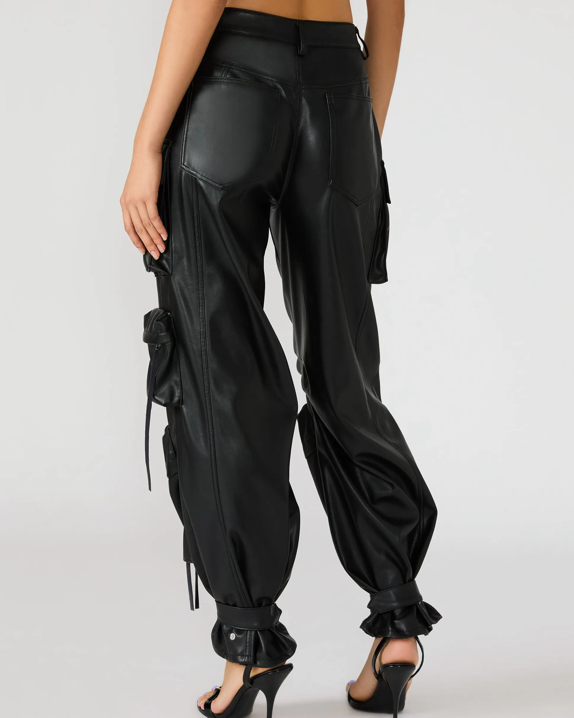 Vegan Leather Duo Pant Black