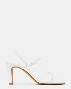 Vinetia White Leather