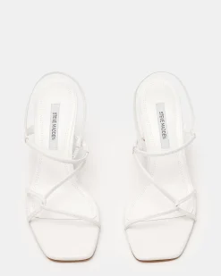 Vinetia White Leather