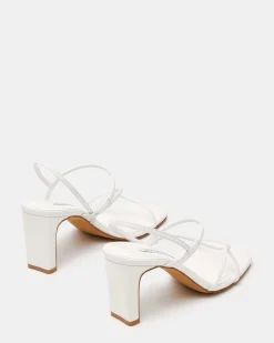 Vinetia White Leather