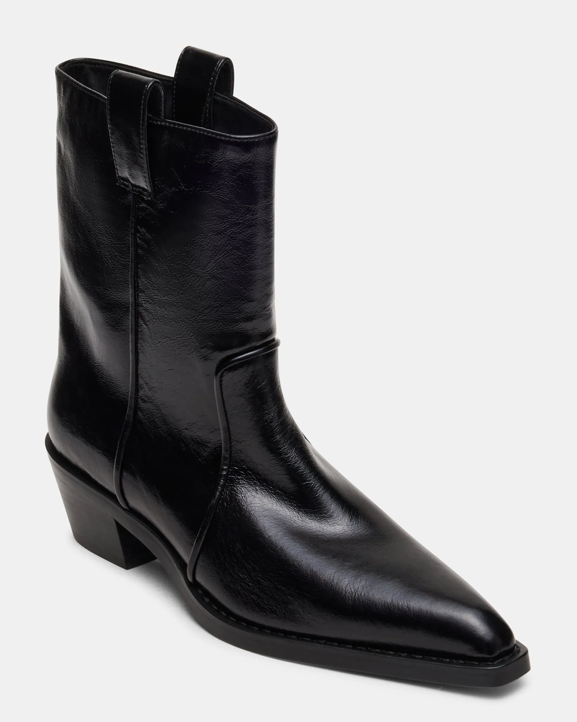 Vinny Black Leather