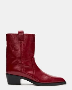 Vinny Red Leather