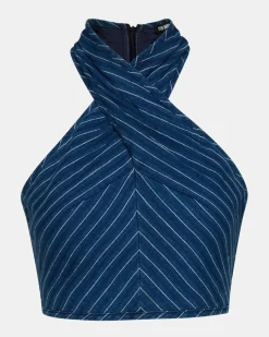 Winnie Top Mixed Indigo